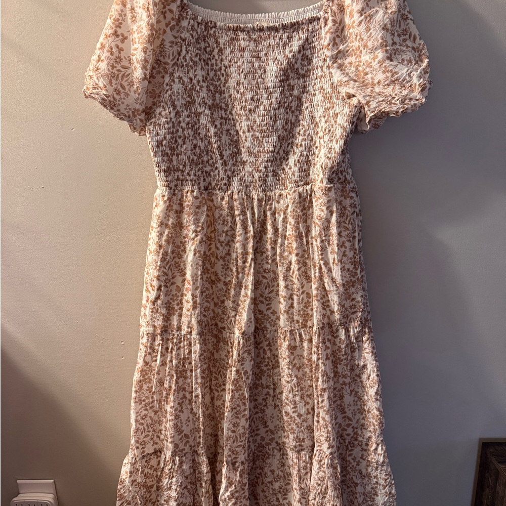 Floral Puff Sleeve Dress